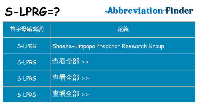 s-lprg 代表什麼