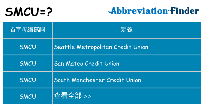 smcu 代表什麼