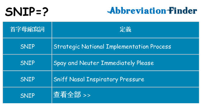 snip 代表什麼