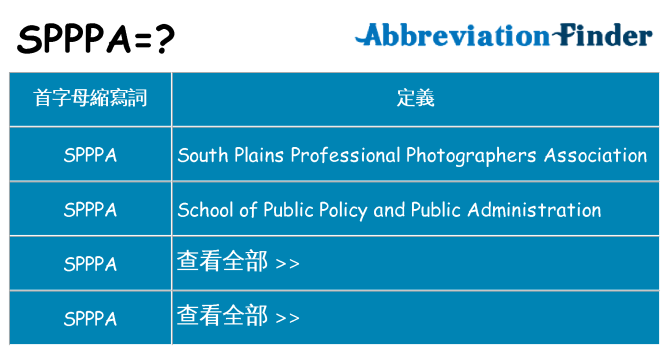 spppa 代表什麼
