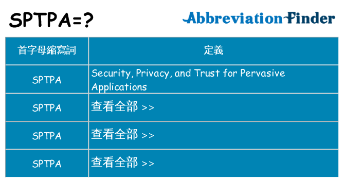 sptpa 代表什麼