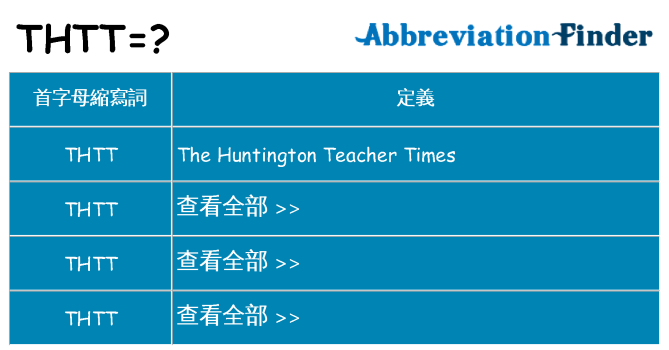 thtt 代表什麼