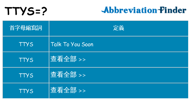 ttys 代表什麼