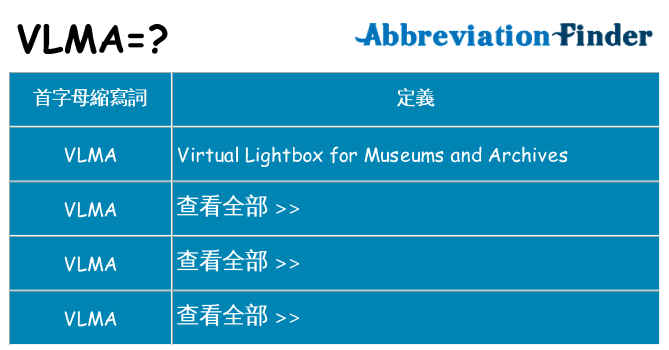 vlma 代表什麼