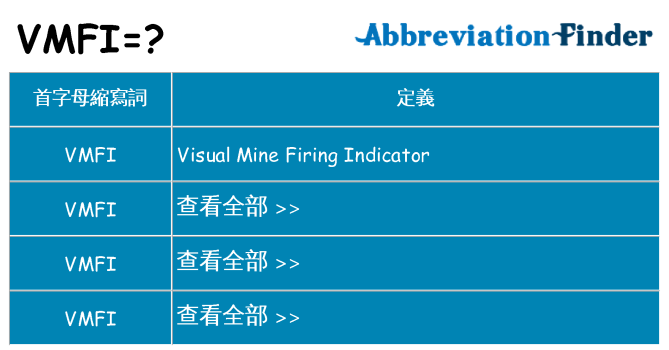 vmfi 代表什麼