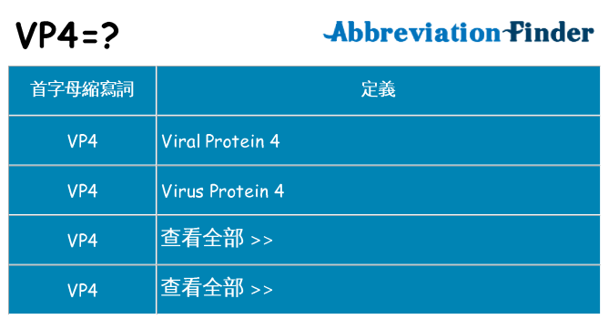 vp4 代表什麼