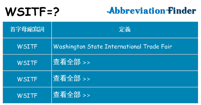 wsitf 代表什麼