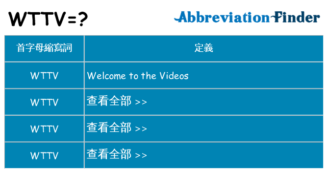 wttv 代表什麼