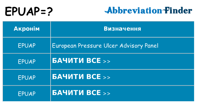 Що epuap означають