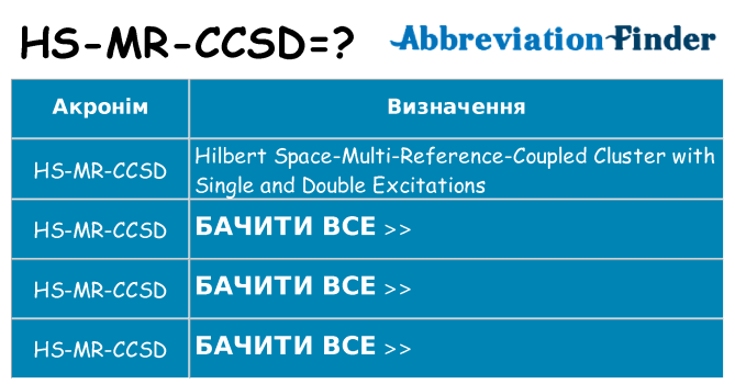 Що hs-mr-ccsd означають