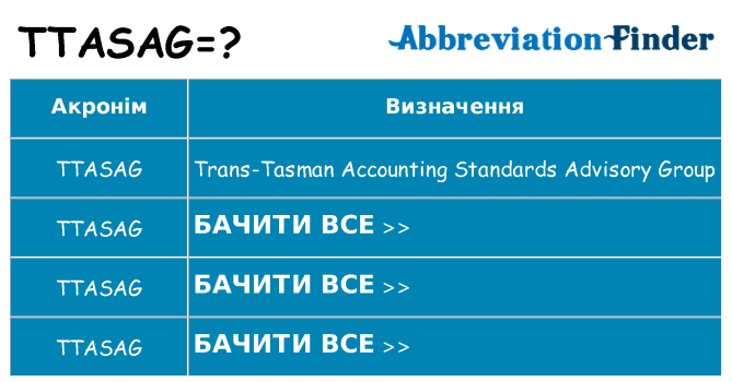 Що ttasag означають