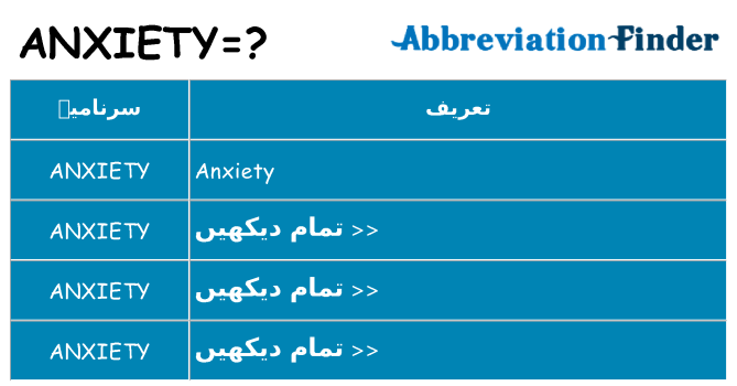 کیا anxiety کھڑا کرتا ہے کے لئے