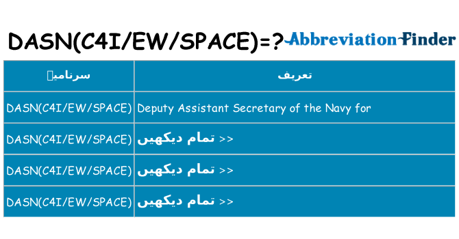کیا dasnc4iewspace کھڑا کرتا ہے کے لئے