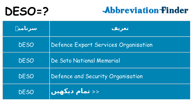 کیا deso کھڑا کرتا ہے کے لئے