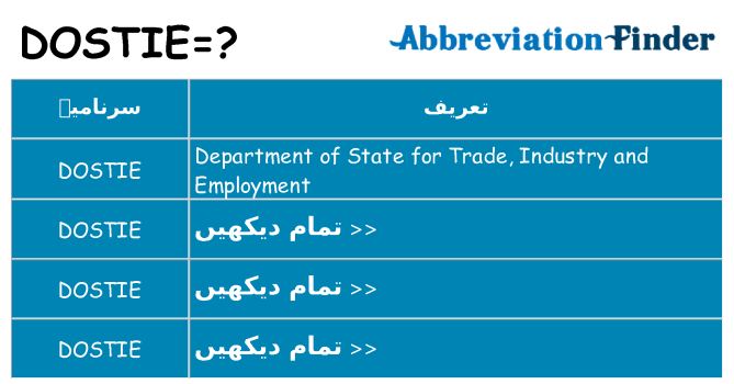 کیا dostie کھڑا کرتا ہے کے لئے