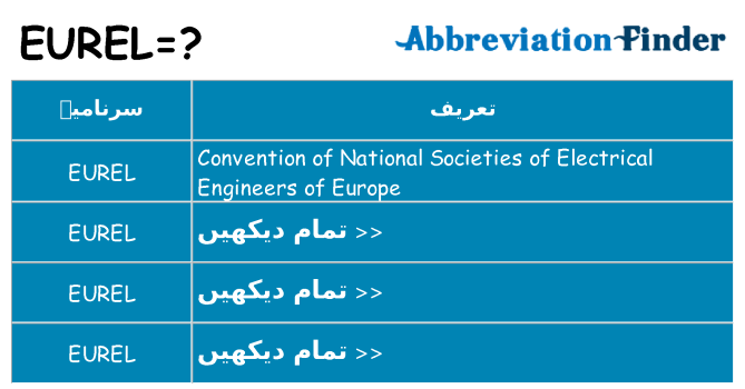 کیا eurel کھڑا کرتا ہے کے لئے