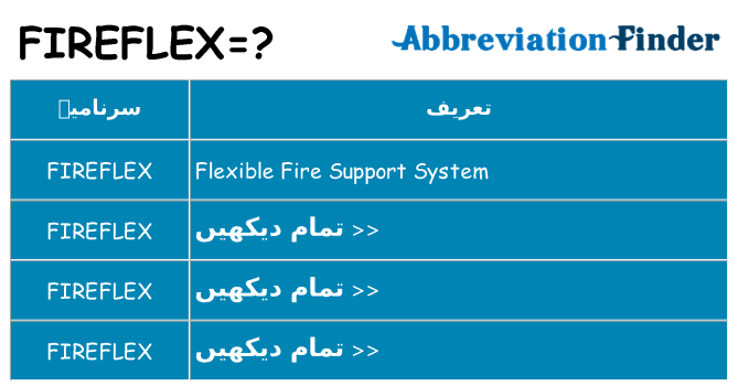 کیا fireflex کھڑا کرتا ہے کے لئے