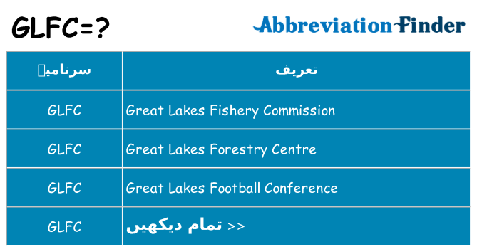 کیا glfc کھڑا کرتا ہے کے لئے