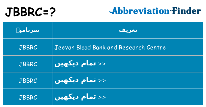 کیا jbbrc کھڑا کرتا ہے کے لئے