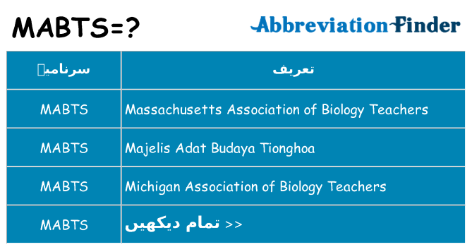 کیا mabts کھڑا کرتا ہے کے لئے