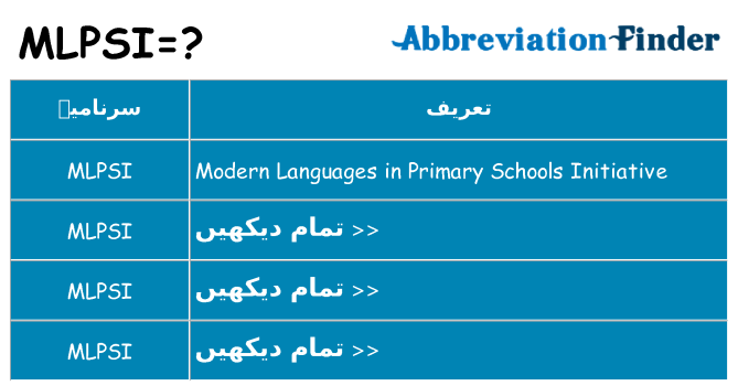 کیا mlpsi کھڑا کرتا ہے کے لئے