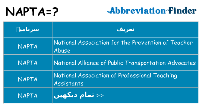 کیا napta کھڑا کرتا ہے کے لئے