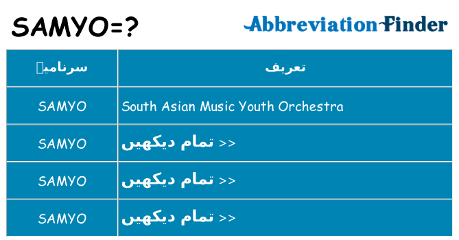 کیا samyo کھڑا کرتا ہے کے لئے