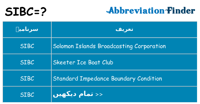 کیا sibc کھڑا کرتا ہے کے لئے