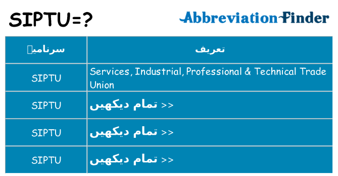 کیا siptu کھڑا کرتا ہے کے لئے