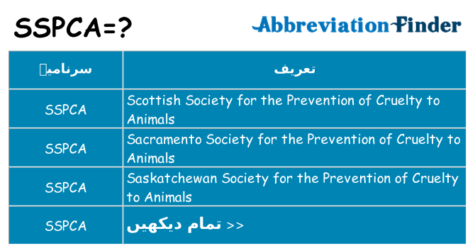 کیا sspca کھڑا کرتا ہے کے لئے