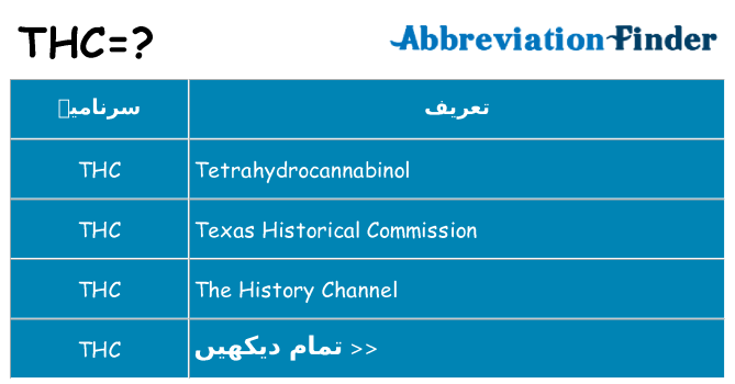 کیا thc کھڑا کرتا ہے کے لئے