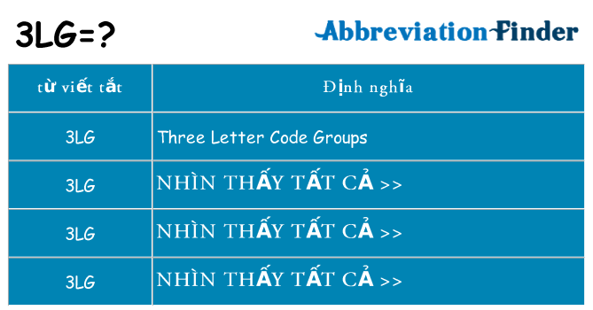 3lg hiện những gì đứng cho