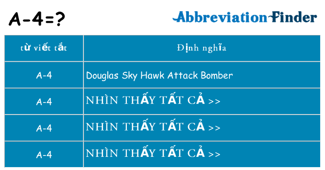 a-4 hiện những gì đứng cho