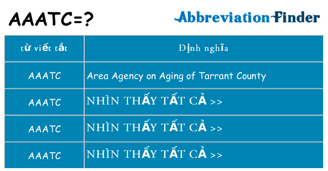 aaatc hiện những gì đứng cho