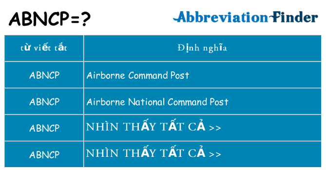 abncp hiện những gì đứng cho