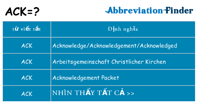 ack hiện những gì đứng cho