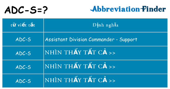 adc-s hiện những gì đứng cho