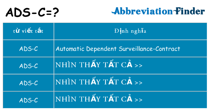 ads-c hiện những gì đứng cho
