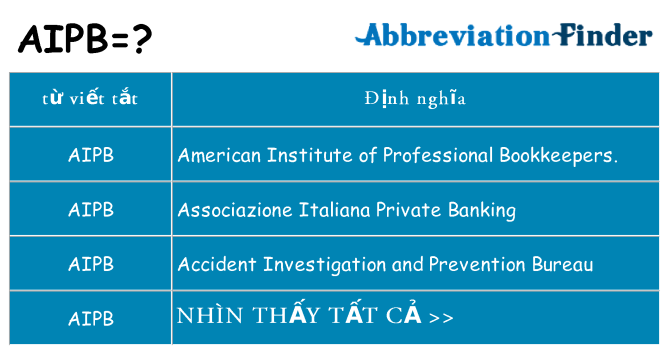 aipb hiện những gì đứng cho