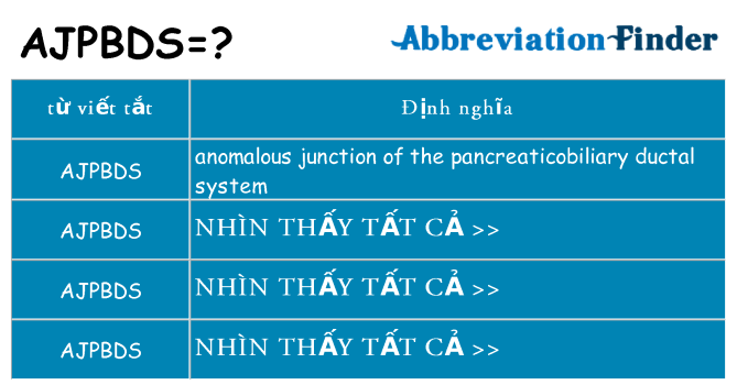 ajpbds hiện những gì đứng cho