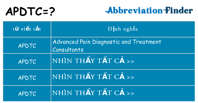 apdtc hiện những gì đứng cho