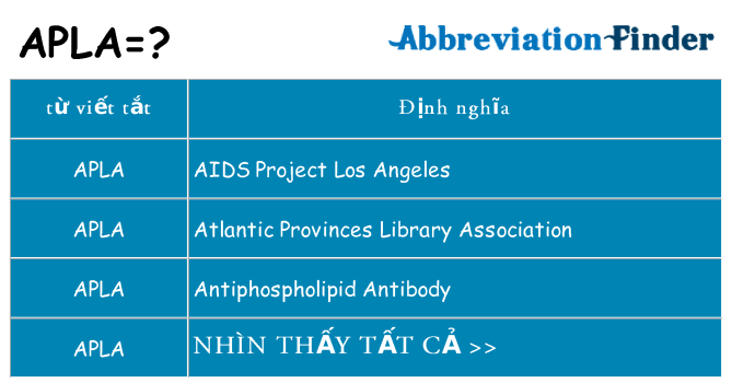 apla hiện những gì đứng cho