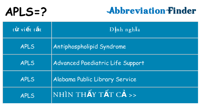 apls hiện những gì đứng cho