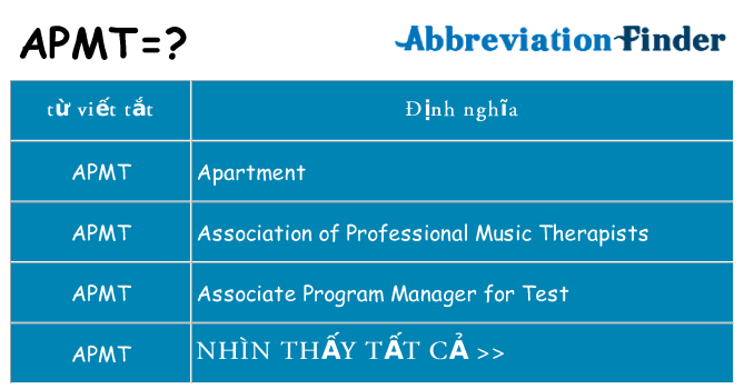 apmt hiện những gì đứng cho