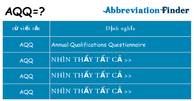 aqq hiện những gì đứng cho
