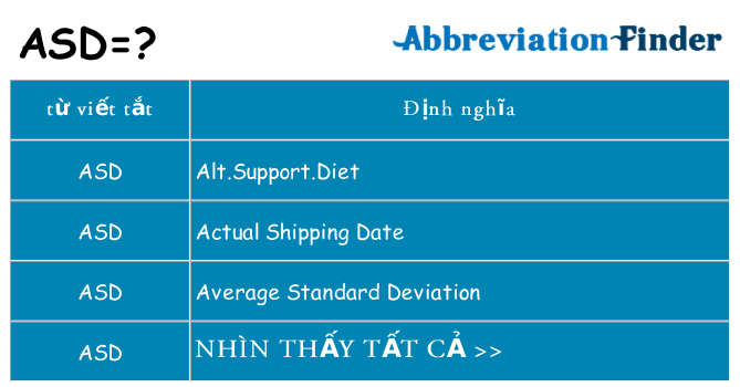 asd hiện những gì đứng cho
