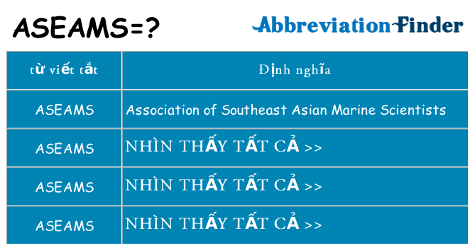 aseams hiện những gì đứng cho