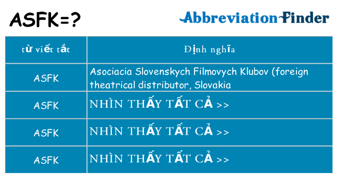 asfk hiện những gì đứng cho