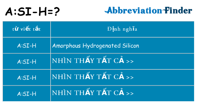 asi-h hiện những gì đứng cho