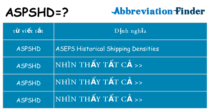 aspshd hiện những gì đứng cho